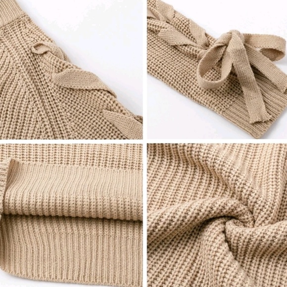 HOST PICK!!! Lace Up Sleeves Knitted Sweater. - Picture 4 of 5